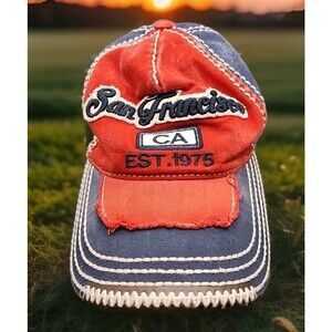 San Francisco City Surfing Cal Adjustable Cap